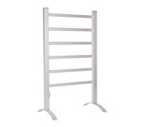 Cofan Toallero Eléctrico de Baño, Bajo Consumo, Calentador de Toallas de Pared de Aluminio, Seca Toallas de 100 W IP22, Radiador Toallero de Pie o Pared 90 x 53 x 35,5 cm