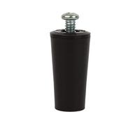 Cofan Tope para persianas en PVC | Medida 40 mm | Incluye tornillo métrica 6 | Color Marrón (1, Marrón)