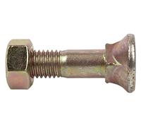 Cofan Tornillo de arado DIN 608 – Cuello cuadrado, tuerca DIN 934 incluida – Clase 8.8 – M7/16x50