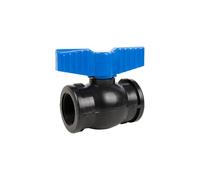 Cofan Válvula de Bola | Rosca Hembra-Hembra PP PN16 | Medida: 1" 1/2 x 1" 1/2