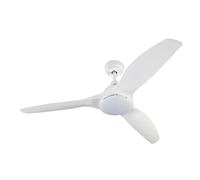 Cofan Ventilador de techo blanco 3 aspas con luz LED – Motor DC 55 W (bajo consumo)
