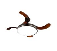 Cofan Ventilador de techo con 4 aspas plegables | 6 Niveles de velocidad | Potencia: 65 W | Diámetro de 106 cm