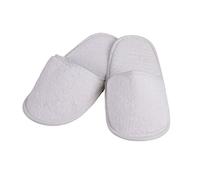 Cofan Zapatillas Baño | Modelo Paloma | Color Blanco | 100% algodón | Gramaje 1000 g/m² | Talla M o L