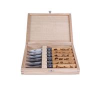 Cofanetto Opinel Edición Limitada Animalia N°8 6 Piezas Decoradas Animales Caza