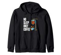 Coffee Addict No Sleep Only Coffee IV Drips Sudadera con Capucha