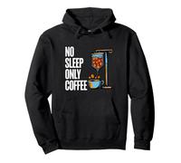 Coffee Addict No Sleep Only Coffee IV Drips Sudadera con Capucha