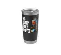 Coffee Addict No Sleep Only Coffee IV Drips Vaso térmico de acero inoxidable de doble pared