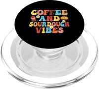 Coffee and Sourdough Vibes - Coffee Lover Sourdough Gifts PopSockets PopGrip para MagSafe