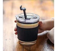 Coffee Beer Water Cup Bebe Taza Taza de café portátil para la fiesta Decoración del hogar (Negro)