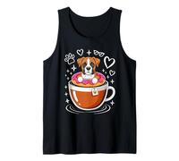 Coffee Boxer Dog Donut Boxers Camiseta sin Mangas