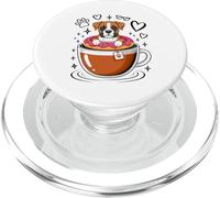 Coffee Boxer Dog Donut Boxers PopSockets PopGrip para MagSafe