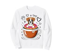 Coffee Boxer Dog Donut Boxers Sudadera