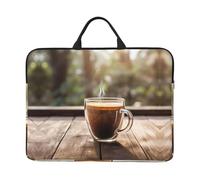 Coffee by The Glass - Funda para portátil (16.5 x 12.2 pulgadas), adecuada para viajes diarios, turismo, viajes de negocios, viajes, etc.
