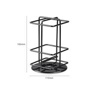 Coffee capsule holder， Soporte giratorio de 360 grados for cápsulas de café (40 unidades), color plateado ，Home Living(Black 4Lie)