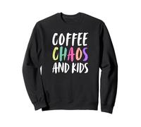 Coffee Chaos and Kids Coffee Single Or Co-Parent Mom Dad Sudadera