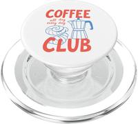 Coffee-Club, All Day, Every Day, Cafeína, Café PopSockets PopGrip para MagSafe