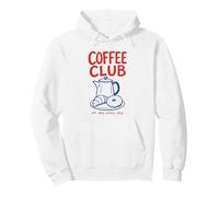 Coffee Club Café Espresso Girl Brunch Outfit Gráfico Sudadera con Capucha