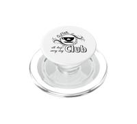 Coffee Club - Gráfico Retro de café para Amantes del café, Hombres y Mujeres PopSockets PopGrip para MagSafe