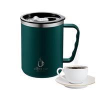 Coffee Cup - Coffee Cup | Tumbler Mug, Stainless Steel Vacuum Insulated, Travel Thermal for Home Office 500ml | Traveling Mugs Tumbler with Lid and Handle, Stainless Steel Portable TEA Mugs fo
