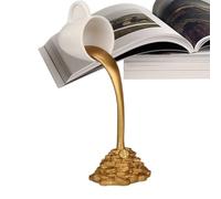 Coffee Cup Sculpture - 6 x 16,5 cm Modern Abstract Coffee Art Statue For Kitchen Counter, Cafe Decor Accent, Resin Or Metal Decorative Figurine For Dining Room, Office Desk, Coffeesa Bar Display,