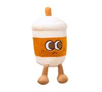 Coffee Cup Stuffed Toy, Cute Travel Mug Plush, 10.24 inches, Ultrasoft PP Cotton Cushion, Fun Novelty Pillow for Girls Boys Kids, Birthday Valentine Day Gift Figure