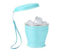 Coffee Cups with Lids - 8.3 * 8.3 * 4cm/3.26 * 3.26 * 1.57in Silicone Portable Drinking Cups,Hot Coffee Mug | for Camping Backpacking Outdoors Women Men Kids Family Friends