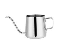 Coffee de acero inoxidable Coffee de cabina larga goteo de goteo control de flujo de agua preciso para verter sobre los entusiastas del café 250 ml 350 ml de plata opcional rosa (Plata)