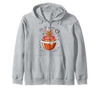 Coffee Devon Rex Donut Sudadera con Capucha