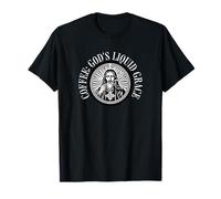Coffee: Dios líquido Gracia café Iglesia Dicho Camiseta
