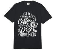 Coffee & Dogs Comfort Colors Adult Heavyweight T-Shirt