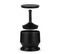 Coffee Dosing Cup with Distribution Tool | Aluminum Alloy Blind Shaker for Coffee/Pour Over/Manual Grinders | 50g Capacity, Secure - Grip, Easy to Maintain (51-54mm)