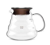 Coffee Drip Pot, Delaman Thickened Glass Resist Heat Heat Coffee & Tea Drip Pot Hervidor Bar Accesorio 500ml