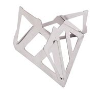 Coffee Drip Rack, Outdoor Filter Stand, 3.62x2.64x0.39 Inches Lightweight Foldable Coffee Dripper, Filters Paper Use, Backpacking Gear, Stainless Steel Portable Holder for Camping, Travel, Too