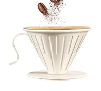 Coffee Dripper - Para Over Coffee Maker - Paperless Para Over Kafee Maker | Portable Reusable Dripper Funnel For Brew Hand-Grinding Families Household Morning Rutine Kitchen Café Travel Gift