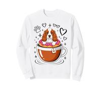 Coffee English Cocker Spaniel Donut Sudadera