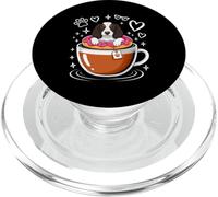 Coffee English Springer Spaniel Donut PopSockets PopGrip para MagSafe