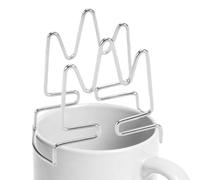 Coffee Filter Holder, Pour Over Dripper Stand, Tea Bag Drip Bracket, Reusable Brewing Organizer Tool, Stable Kitchen Coffee Accessory, 3.94x1.97x3.54in, for Home Bar Travel