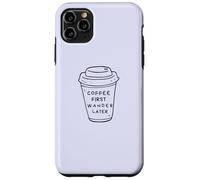 Coffee First, Wander Later - Coffee Lovers Adventure Design Carcasa para iPhone 11 Pro MAX