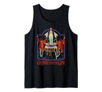 Coffee Gives Me Life Occult Retro Vintage Funny Adult Humor Camiseta sin Mangas