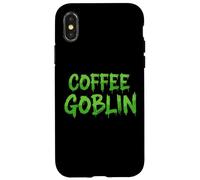 Coffee Goblin The Best Morning Wake Up Espresso Coffee Drink Carcasa para iPhone X/XS
