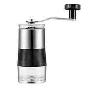 Coffee Grinder Manual - Burr Mill Grinder, Hand Crank Coffee, 128g Adjustable Ceramic Conical Burr | Portable Travel Camping Brewing Tool, Home Pour Over Use
