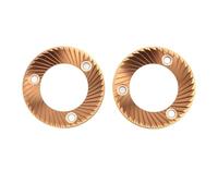 coffee grinder replacement, Molinillo de café de 2 piezas con fresa plana de 64 mm, chapado en titanio, multiusos for DF64, DF64P, DF64E, DF64V y Ceado E5P, E6P y E37J.