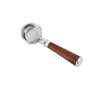 Coffee Handle, Compatible con cafetera Barsetto de segunda generación/Maxim de acero inoxidable con mango sin fondo, accesorio de 58mm(Red Rosewood F type)