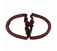 (Coffee)Heatless Curl Ribbon For Long Hair Heatless Lazy Curls Overnight Tube Curling Diy Soft Foam Hair Curl For Women Girls High Quality