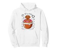 Coffee Hungarian Vizsla Donut Magyar Vizslas Sudadera con Capucha
