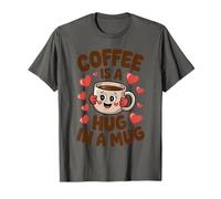 Coffee Is A Hug In A Mug Barista Divertido sobre el Café Camiseta