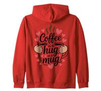 Coffee Is A Hug In A Mug Barista Divertido sobre el Café Sudadera con Capucha