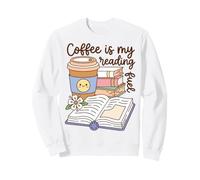 Coffee Is My Reading Fuel Book Lover Bookworm Reader Sudadera