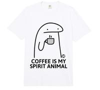 Coffee Is My Spirit Animal Funny Comfort Colors Adult Heavyweight T-Shirt