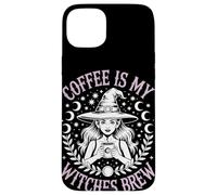 Coffee Is My Witches Brew Witchy Vibe Café de Halloween Carcasa para iPhone 15 Plus